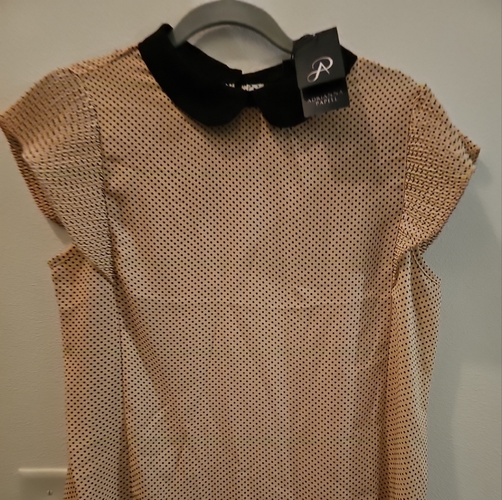 Adrianna papell blouse sz sm